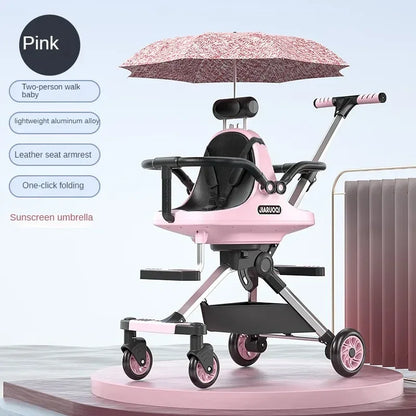 Twin Foldable Baby Stroller