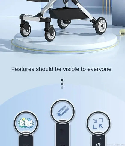 Twin Foldable Baby Stroller