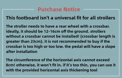 Toddler Stroller Ride Board