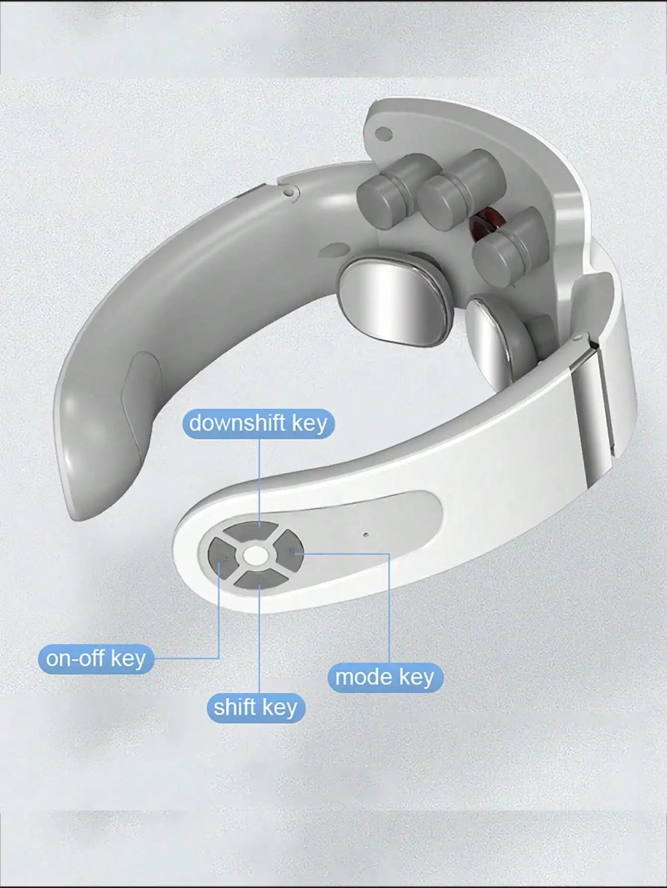 Cervical Massager Protable Mini Neck Shoulder Massager Deep Massage Neck Warm Pressing Neck Pressing Care