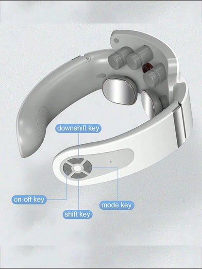 Cervical Massager Protable Mini Neck Shoulder Massager Deep Massage Neck Warm Pressing Neck Pressing Care