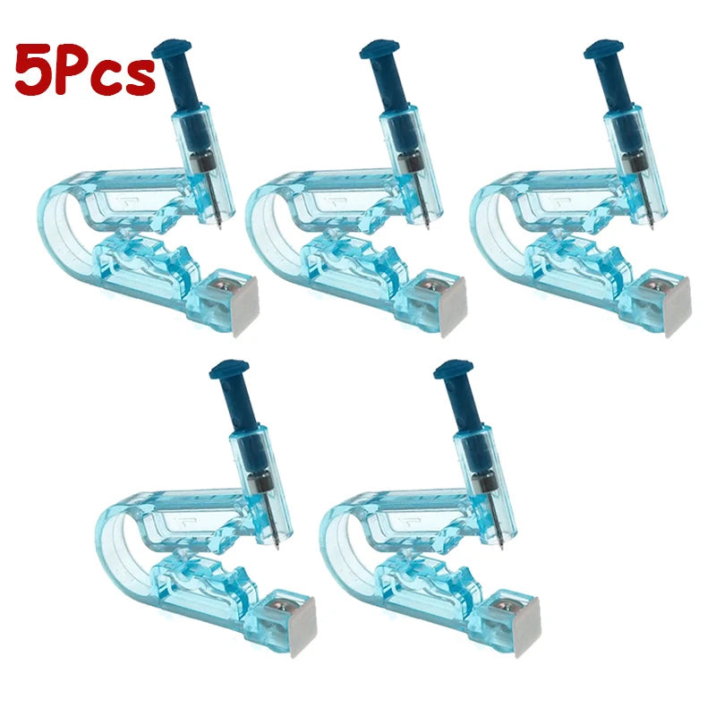 1/5Pcs Disposable Painless Ear Piercing Healthy Sterile Puncture Tool Without Inflammation for Earrings Ear Piercing Gun Set