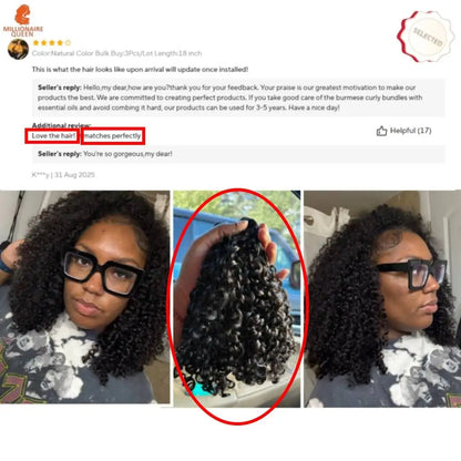 3B3C Burmese Pixie Curly Hair Bundles Virgin Human Hair Burmese Vietnamese Raw Human Hair Extensions Wholesale For Full Head 18A