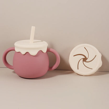 Baby Cup- 3 in 1 Silicone Snack Cup