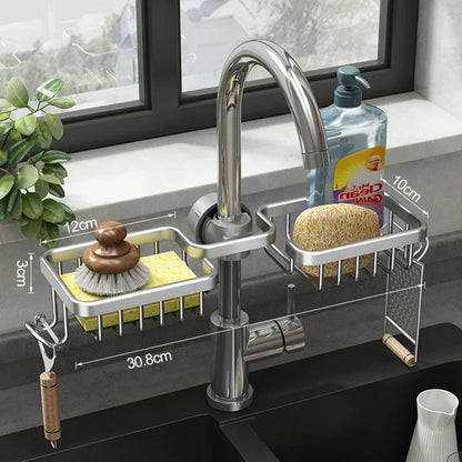 Aluminum Sink Organizer Rack