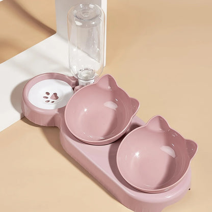 Pet Bowl with Water Feeder