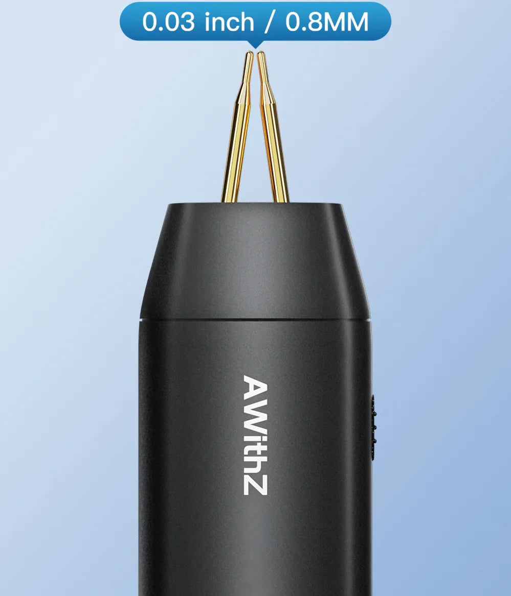 AWithZ Portable Spot Welder DIY Handheld Spot Welding Machine 90 Gears Adjustable Spot Welding for 18650 Lithium Battery