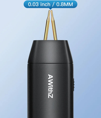 AWithZ Portable Spot Welder DIY Handheld Spot Welding Machine 90 Gears Adjustable Spot Welding for 18650 Lithium Battery