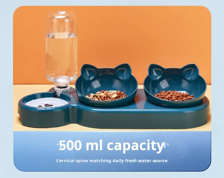 Pet Bowl with Water Feeder