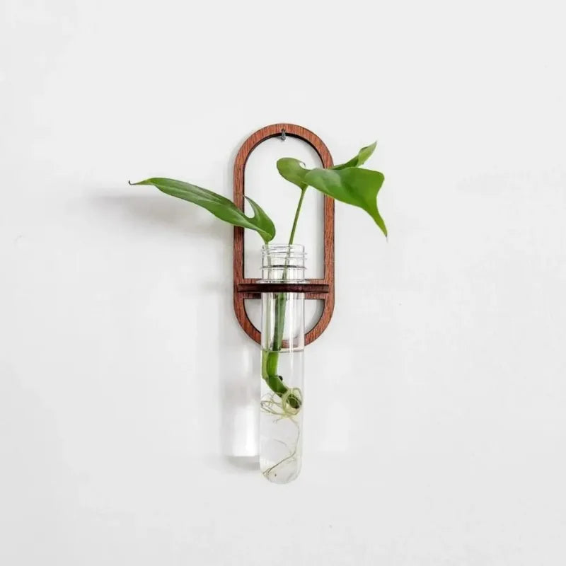 Wooden Wall Hanging Shelve Plant Flower Arrangement Plant Hangers