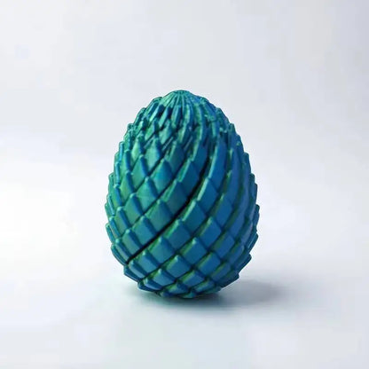 2 Sizes 3D Printed Rotating Spiral Dragon Egg Colorful Articulated Fidget Toy Anti Anxiety Stress Relief Sensory Toy