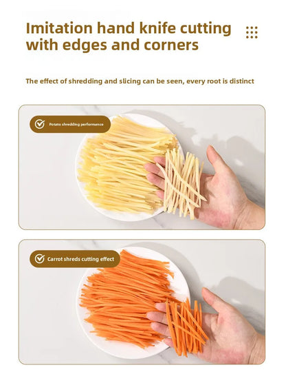 Multi-Functional Slicer, Kitchen Tool, Grater, Shredder, Potato Shredder, Double-Door Multi-Functional Slicer, Grater