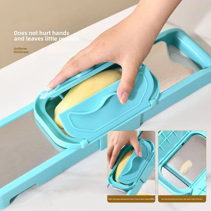 Multi-Functional Slicer, Kitchen Tool, Grater, Shredder, Potato Shredder, Double-Door Multi-Functional Slicer, Grater