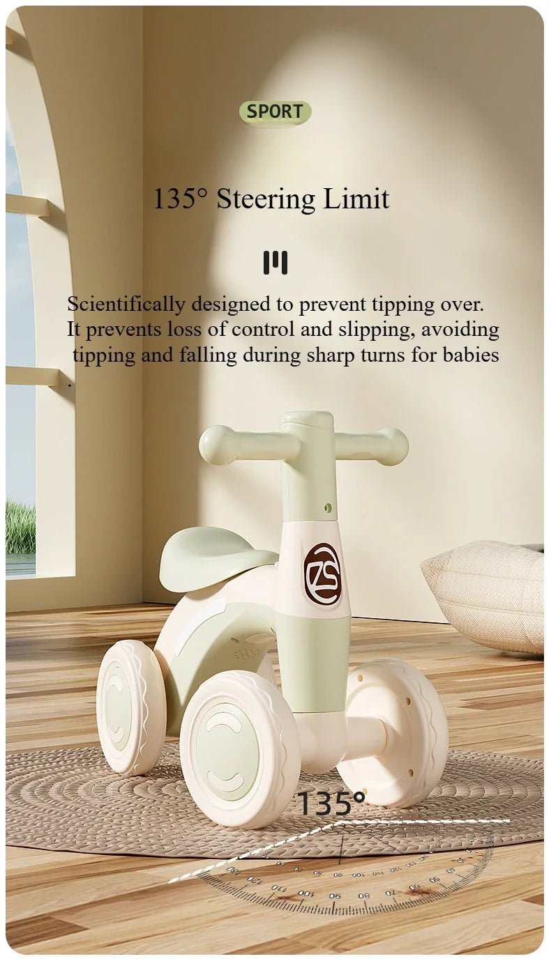 Anti-Tip Baby Balance Bike
