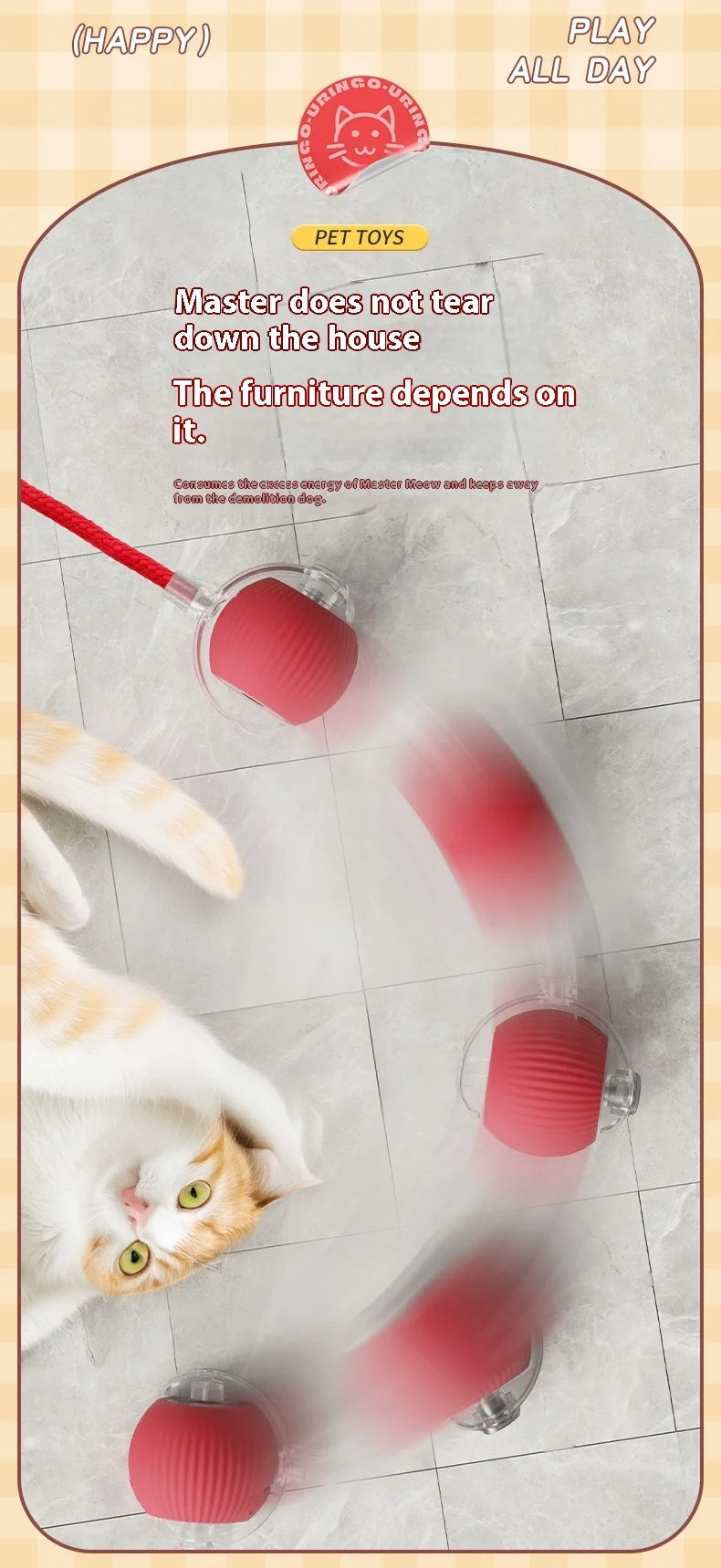 Interactive Cat Ball Toy