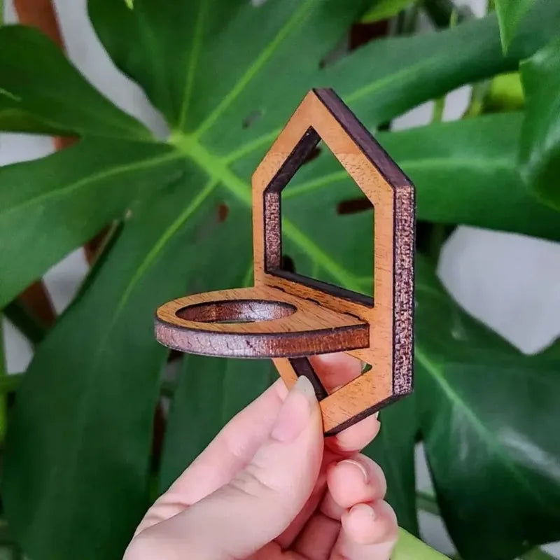 Wooden Wall Hanging Shelve Plant Flower Arrangement Plant Hangers