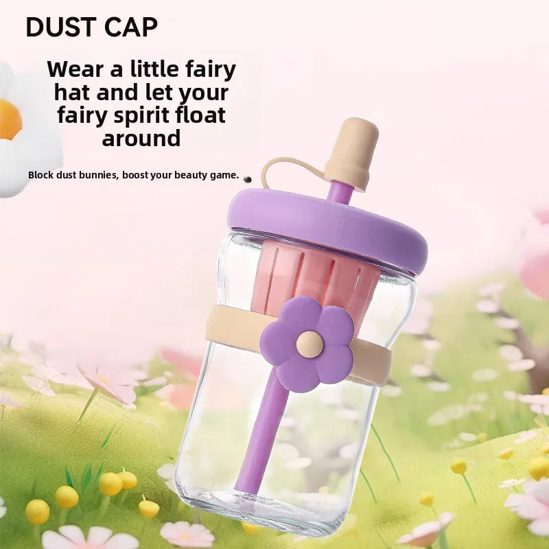 Cute Glass Flower Cartoon Tea Strainer