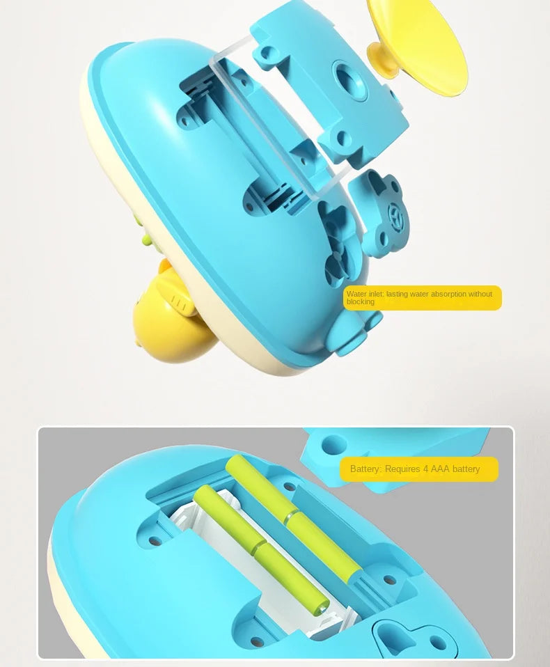 Baby Bath Toys Cute Duck Electric Water Spray Bathroom Bathing Toys Kids Bath And Shower Bathtubs Interactive Toddler Toys Gifts