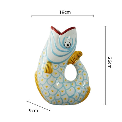 Abstract Fish Shape Vase