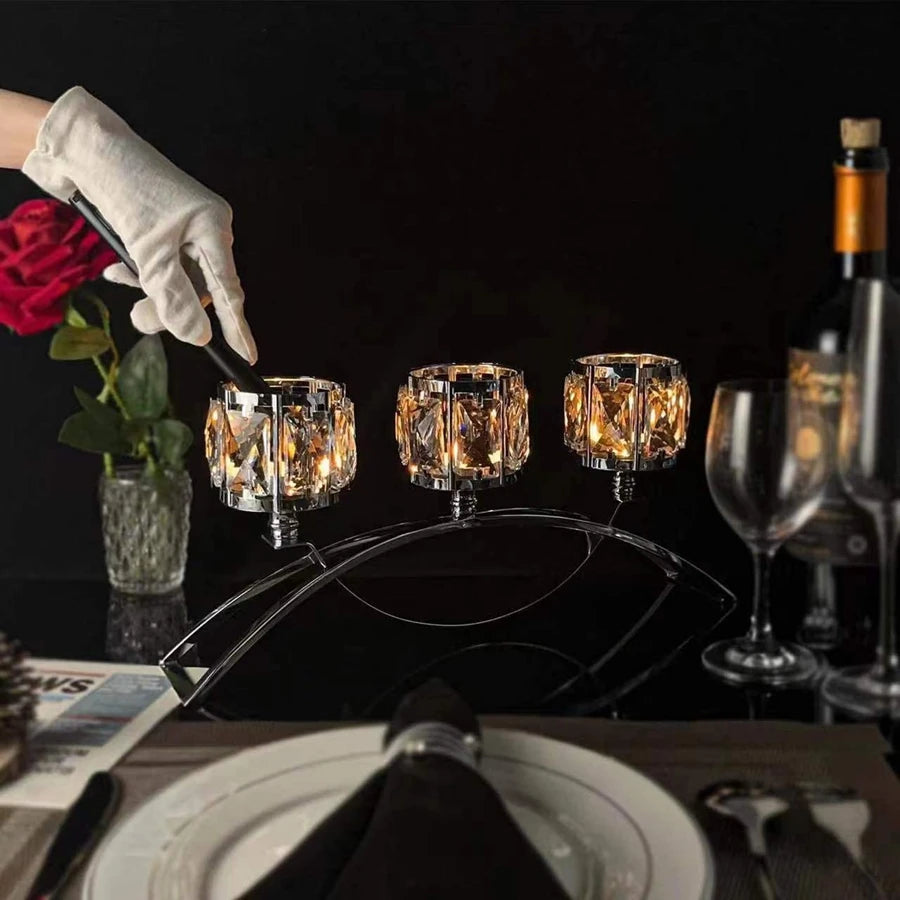 Hydroponic Plant Vases & Glass Vase Candlelight Dinner Props
