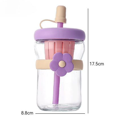 Cute Glass Flower Cartoon Tea Strainer