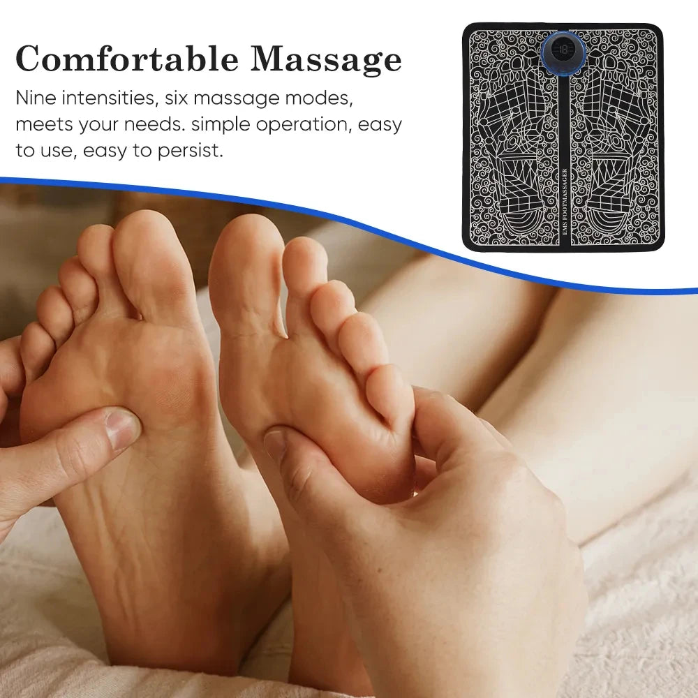 Electric Foot Massager Pad Muscle Massage Relaxation Trainer For Massage Fitness Outdoor Sport Home Family Relax