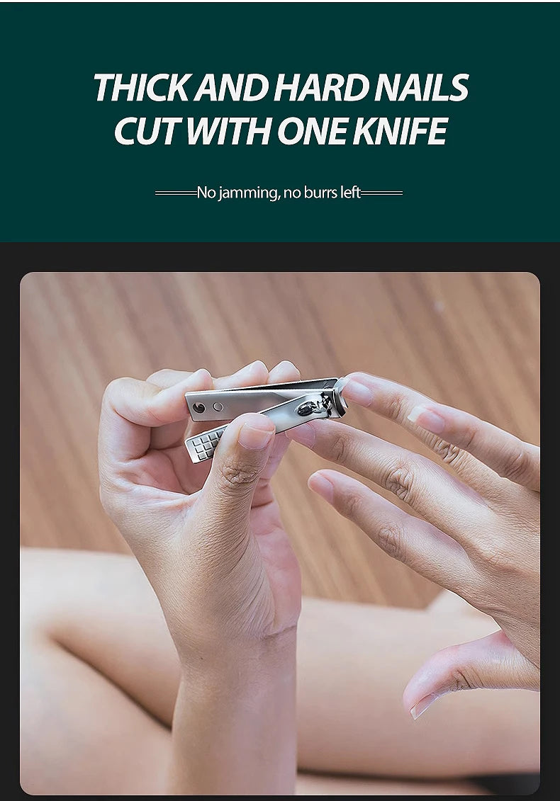Home Nail Clipper Set Of 18 Pieces Large Size Dead Skin Pliers Diagonal To Remove Dead Skin Small Eyebrow Clipper Leather Sleeve