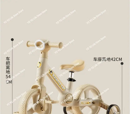 4-in-1 Kids Balance Tricycle