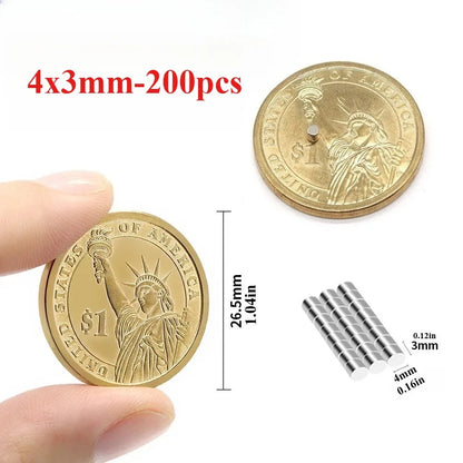 Mini Neodymium Fridge Magnets