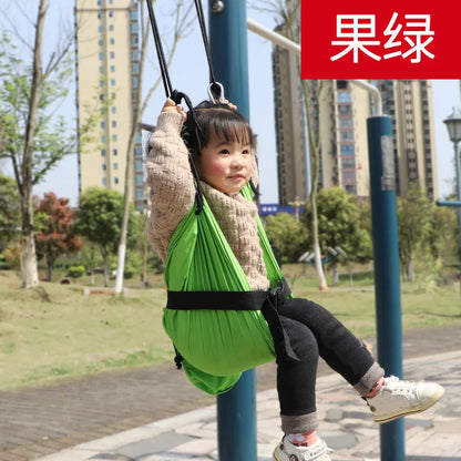 Kids Pod Swing Seat Comfortable Garden Hammock Chair Durable Portable Decor for Indoor Outdoor Use Parent-child Toys
