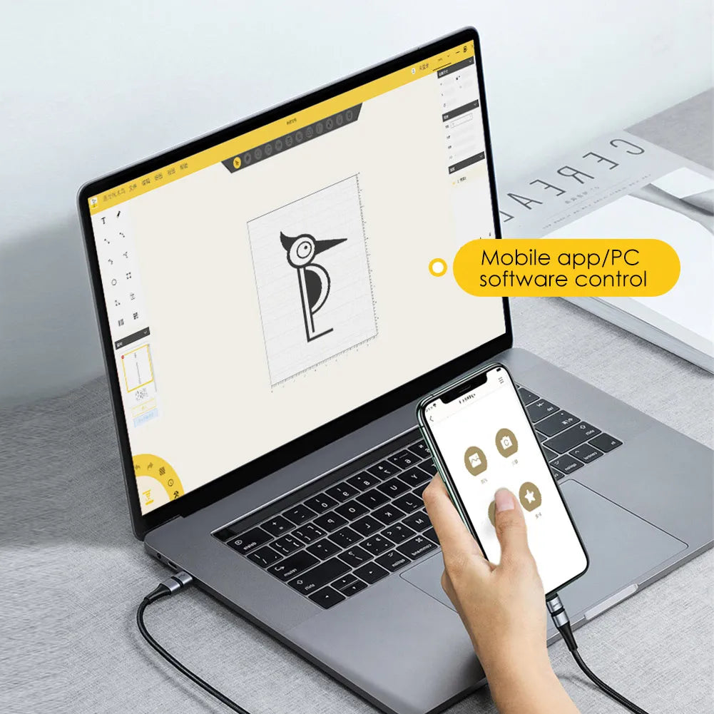 LaserPecker 2 Laser Engraver Portable Wood Engraving Machine DIY Logo Printer Wood Graver Art Making Laser Engraving Machine