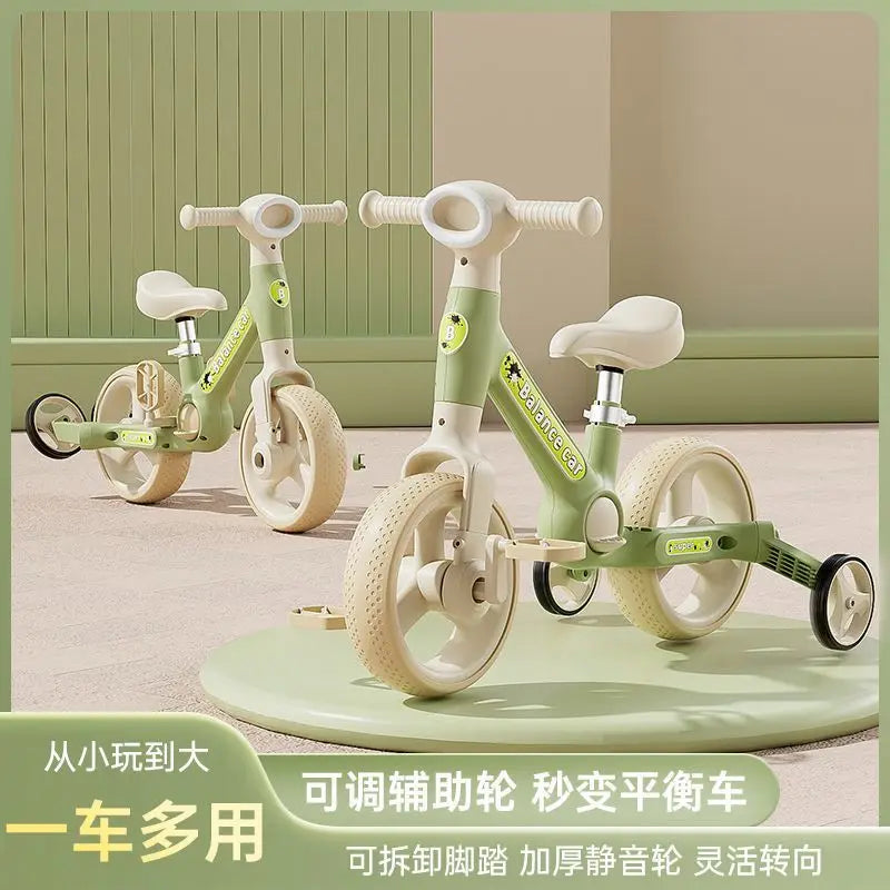4-in-1 Kids Balance Tricycle