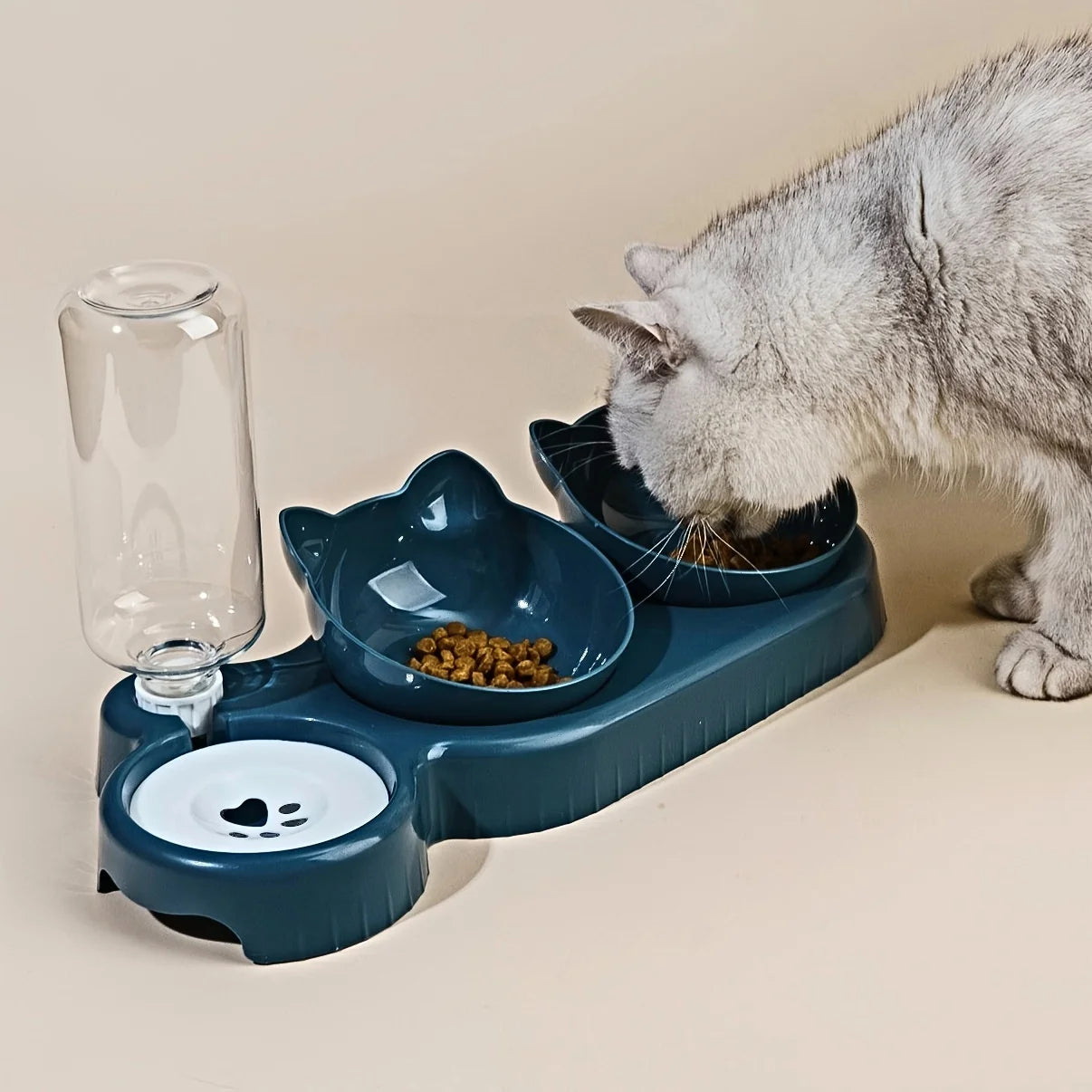 Pet Bowl with Water Feeder