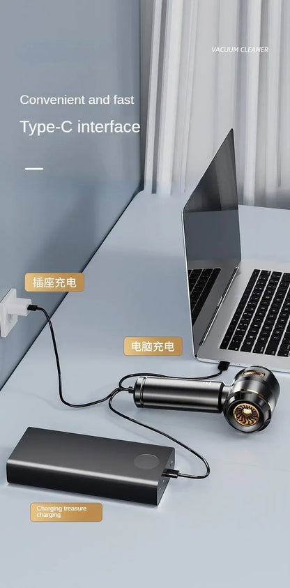 Car Vacuum Cleaner High Power Portable Handheld Wireless Brushless Motor Cleaning Machine Powerful Air Duster for Home Appliance