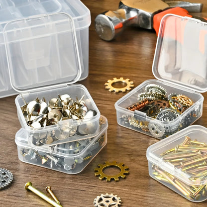 Transparent-bead Plastic Storage Box Desktop Bead-Making Separate Packaging Jewelry Accessory Transparent-plastic-beandesk-stora