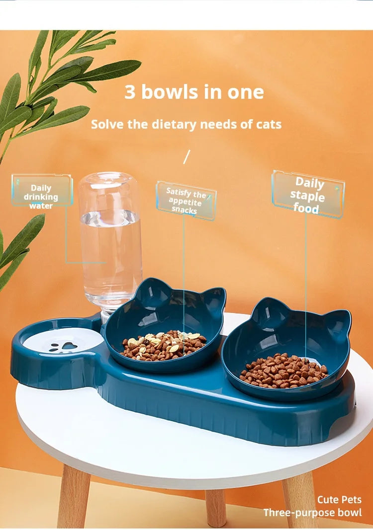 Pet Bowl with Water Feeder