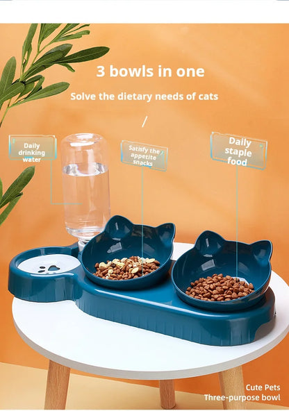 Pet Bowl with Water Feeder