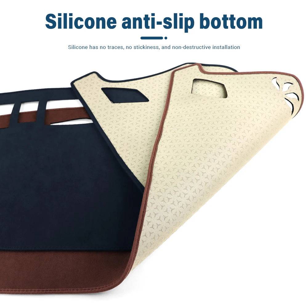 Car Dashboard Cover For Mitsubishi Outlander 4 PHEV 2021 2022 2023 2024 Instrument Desk Sun Shade Mat Non-slip Pad Accessories