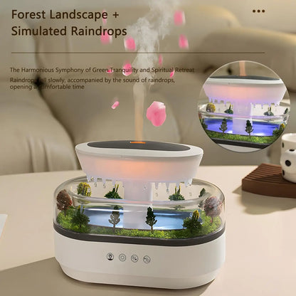 250ml Raindrop Aroma Diffuser with Color Light