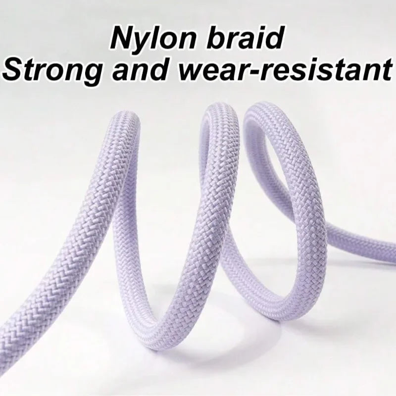 1set Dog Leash + Pendant Soft Handle Round Rope Dog Leash with Claw Pendant for Pet Small Medium Large Dogs Walking Dog Traction