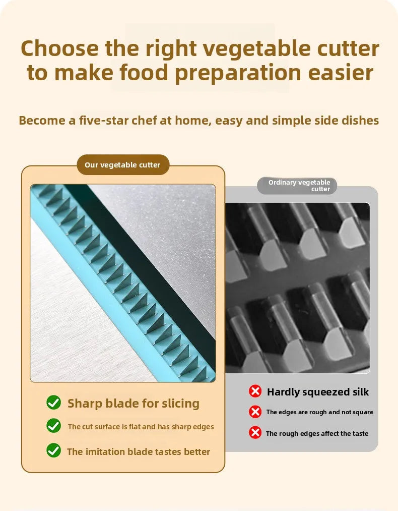 Multi-Functional Slicer, Kitchen Tool, Grater, Shredder, Potato Shredder, Double-Door Multi-Functional Slicer, Grater