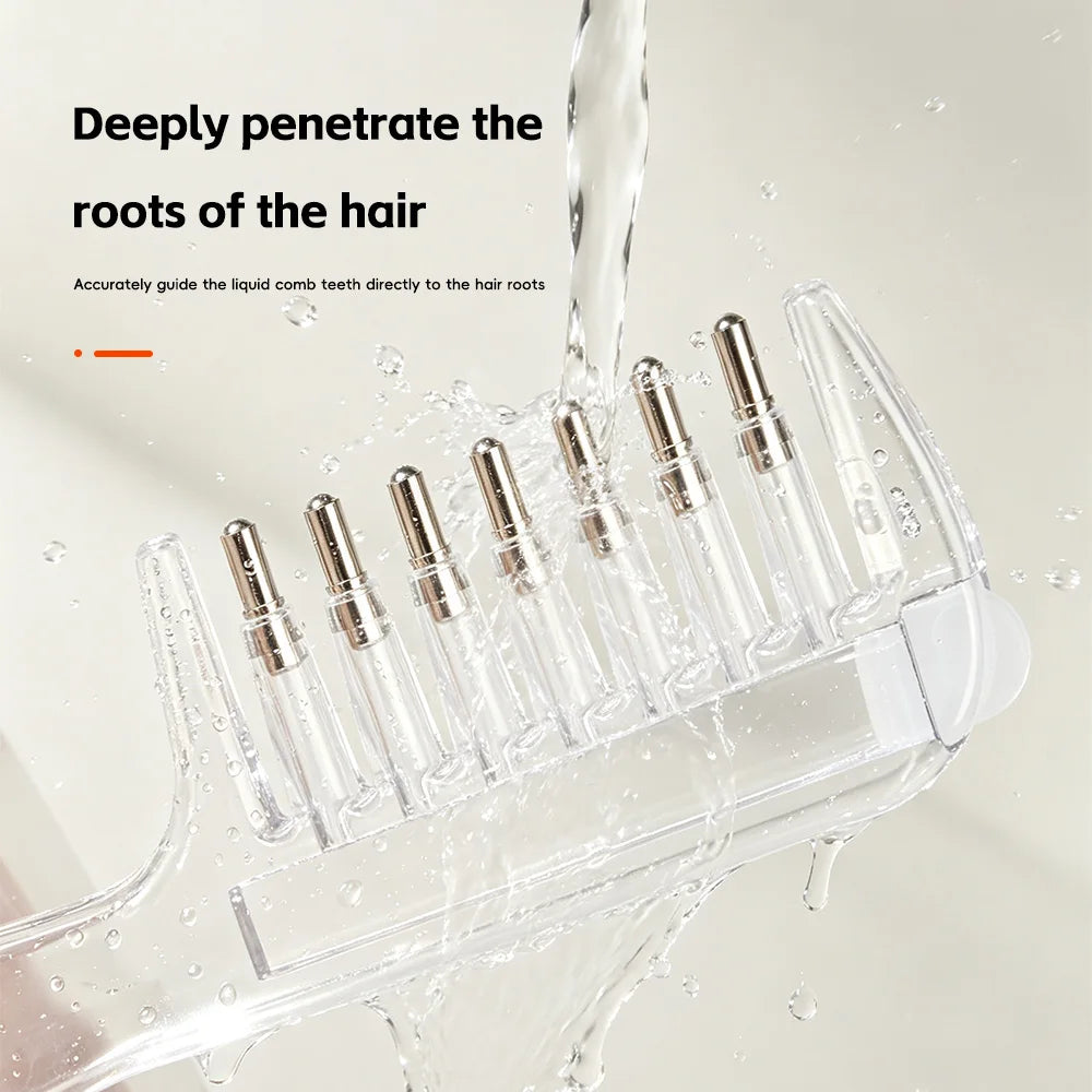 Transparent Essential Oil Applicator Massage Comb