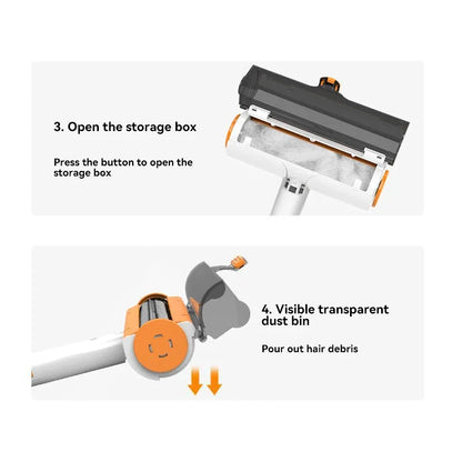 Youpin Roller Hair Remover Sofa Pet Hair Dust Collector Cleaning Artifact Pet Supplies For Sheets Clothes And Mats Lint Roller