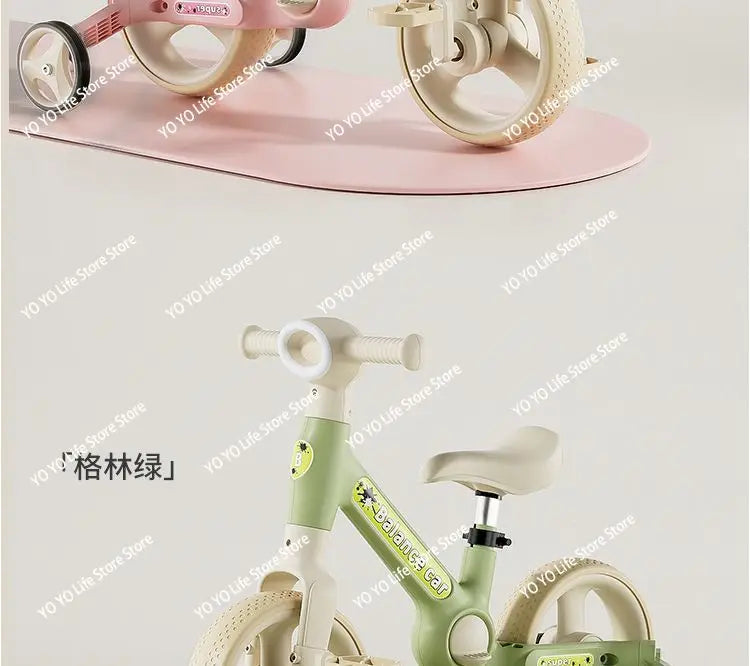 4-in-1 Kids Balance Tricycle