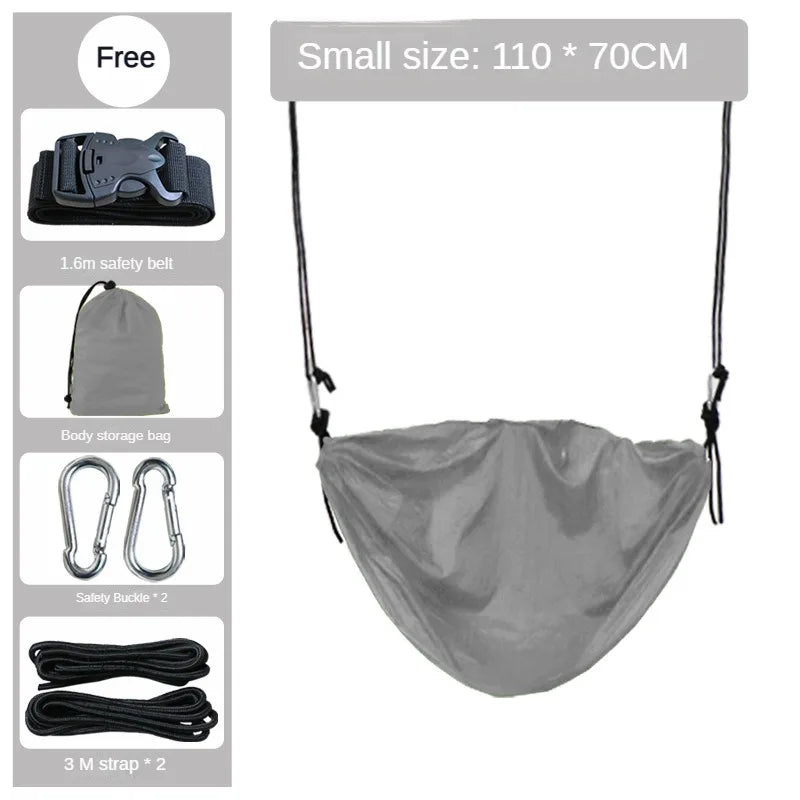 Kids Pod Swing Seat Comfortable Garden Hammock Chair Durable Portable Decor for Indoor Outdoor Use Parent-child Toys