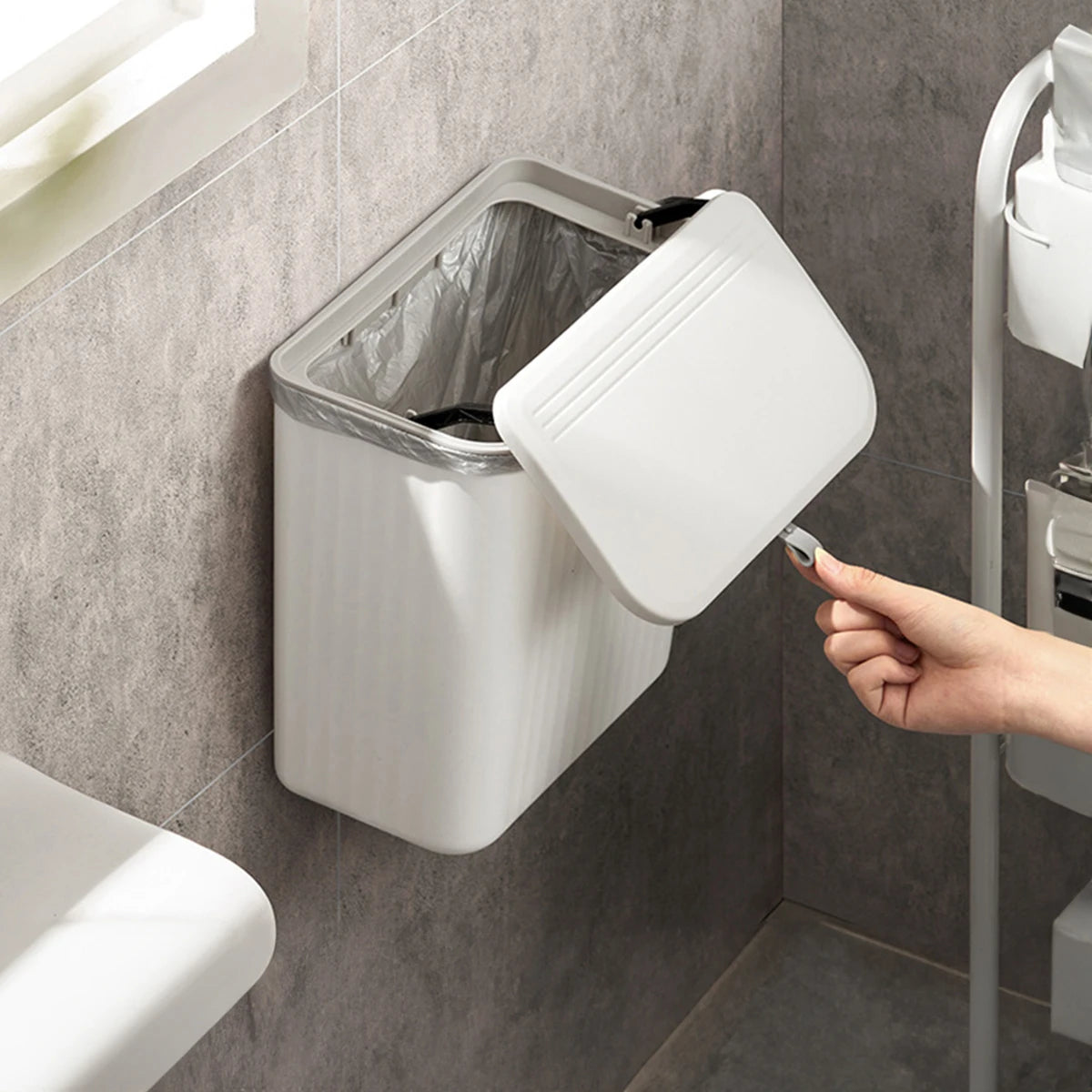 Multi-Use Hanging Trash Bin