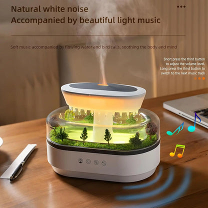 250ml Raindrop Aroma Diffuser with Color Light