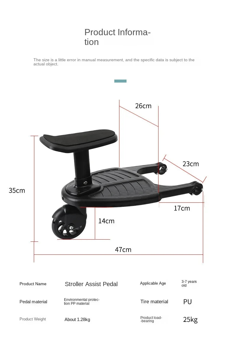 Toddler Stroller Ride Board