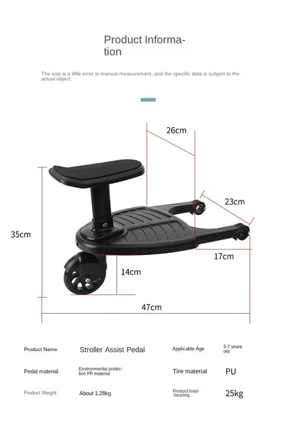 Toddler Stroller Ride Board