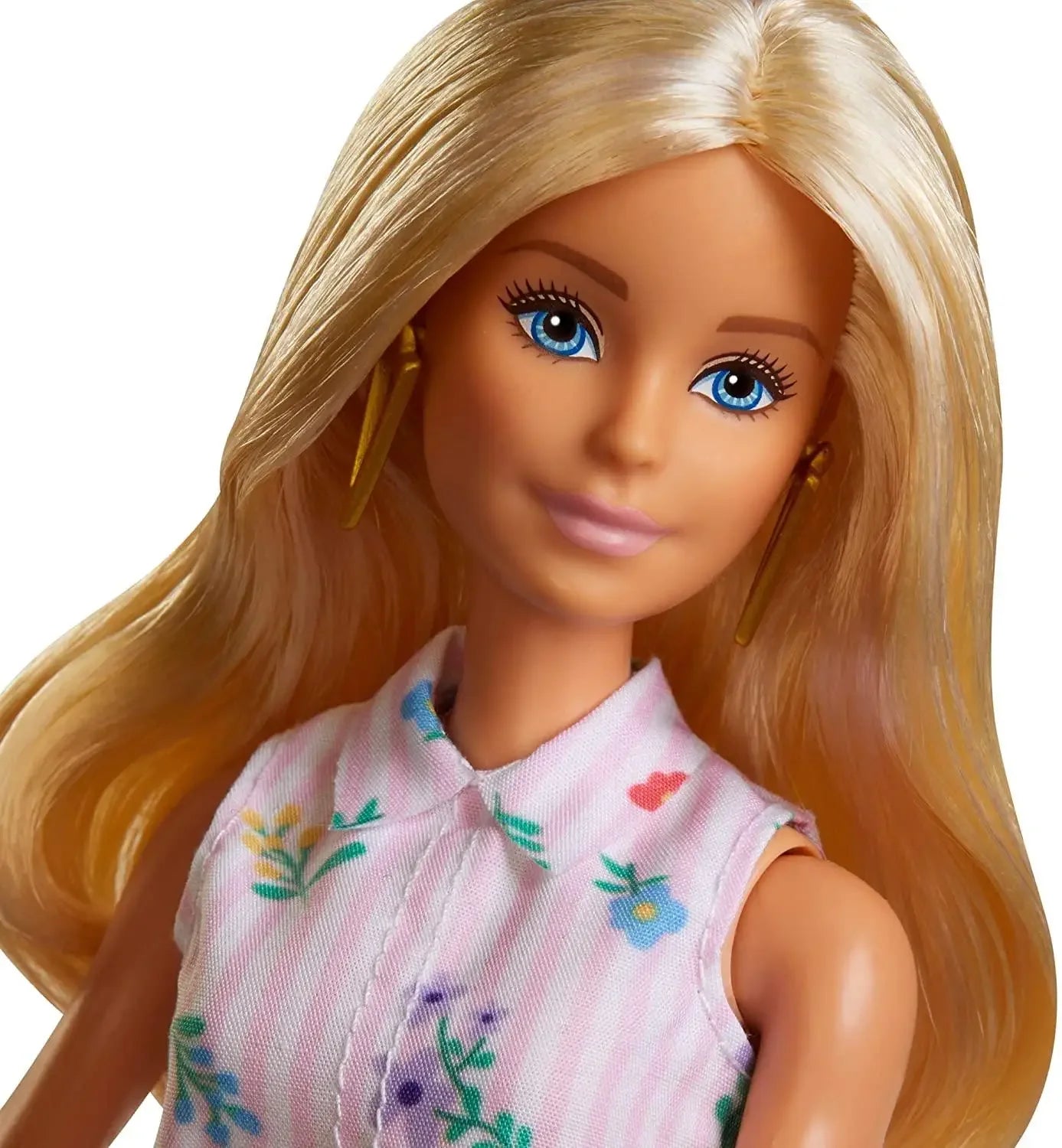 Original Mattel Barbie Fashionistas Doll Music Star Blonde Hair Bjd with Accessories Toys for Girls Collection Educational Props